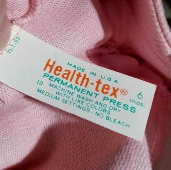 NEW VTG Heathtex Infant One Piece Knit Romper - Picture 11 of 12